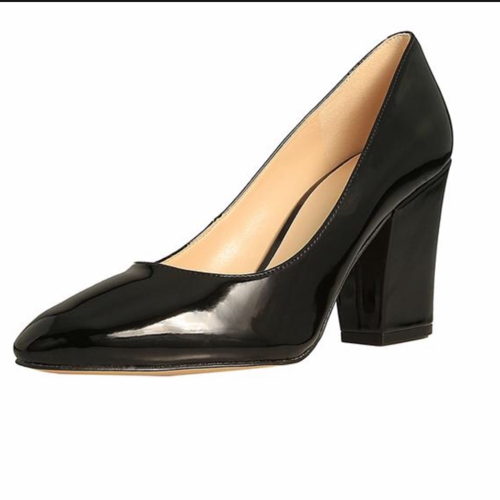 Nine West patent leather pumps